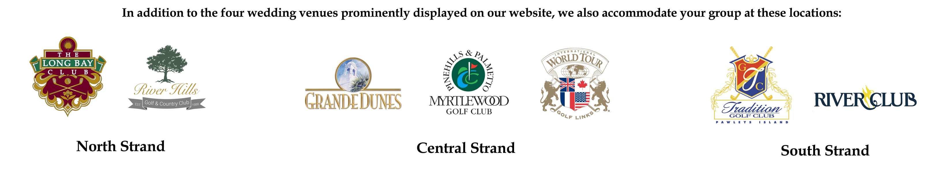 golf course logos events page